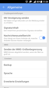 Download GO SMS Pro German language pac